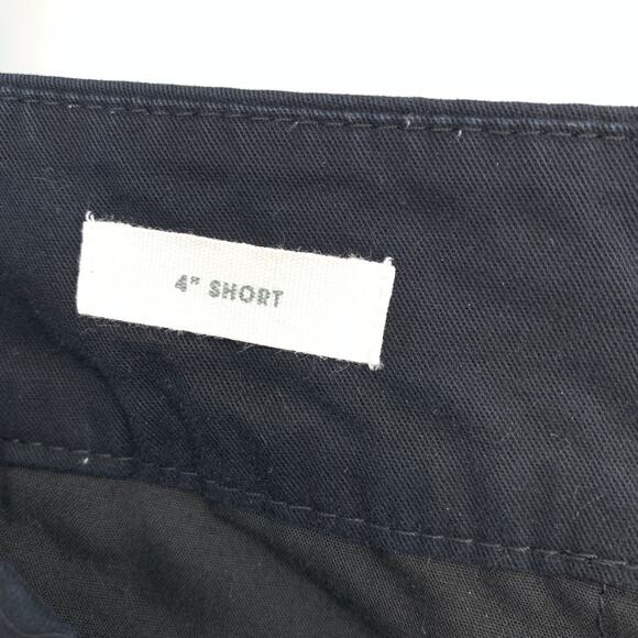 Loft Outlet Women's Size 16 4" Short 100% Cotton Mid Rise Zipped Front Black - Picture 6 of 7